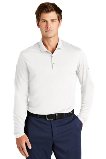 Nike® Long Sleeve Polo - Image 4